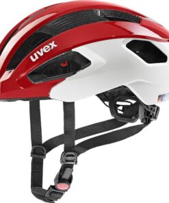 uvex Rise CC Red White Cycling Helmet - 52-56cm