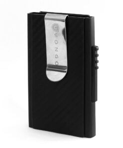 Uvongo-Card Holder with Money Clip Minimalist Mens Wallet Automatic Pop Up