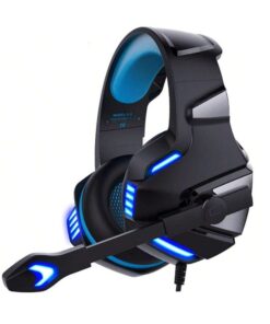V3 - Wired LED Gaming Headphones With Stereo Surround Sound - Black/Blue