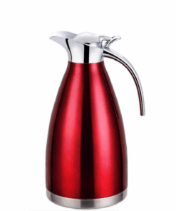 Vacuum Stainless Steel Thermos Flask - Red - 2Litre
