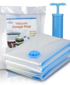 Vacuum Storage Bags for Clothes Beddings Airtight - Jumbo 6 Pack