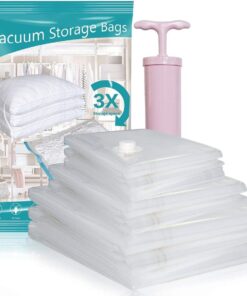 Vacuum Storage Bags with Hand Pump -10 Pack Space Saver Bag