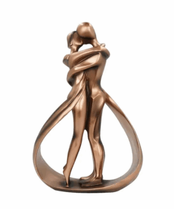 Valentine's Day Wedding Anniversary Gift Hugging Kissing Couple Sculpture