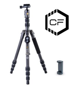 Vanguard VEO 3GO 204CB Ultra-Light Carbon Travel Tripod With Monopod Leg