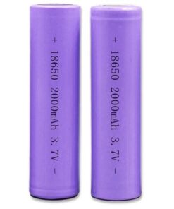 Vape Dual Pack of 2- Flat Head Battery- 2000mAh