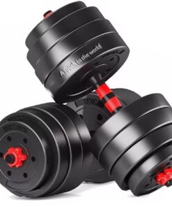 Various Adjustable-Dumbbells-Sets,Set of 2,Convertible To Barbell,For Home - 50 kg