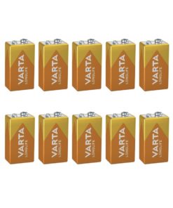 Varta 9V Longlife Alkaline Batteries - 10 Pack