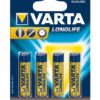 Varta AAA Longlife Batteries - 4 Pack