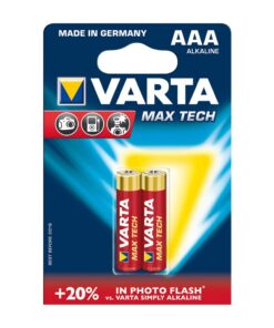 Varta AAA Max Tech Batteries - 2 Pack