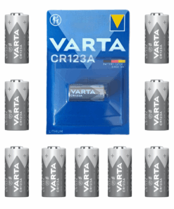 Varta CR123 Lithium 3 Volt Battery 10 Pack