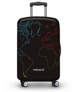 Velo Sock Luggage Cover - Global