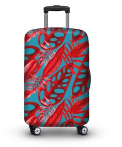 Velo Sock Luggage Cover - Red Forest