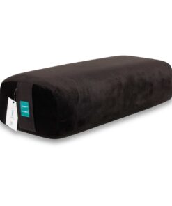 Velvet Bolster Yoga Cushion - Black