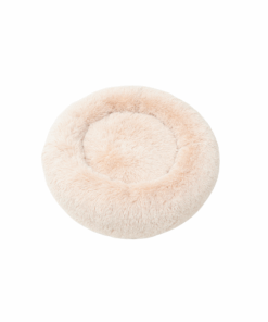 Velvet Pet Bed - Cream - M
