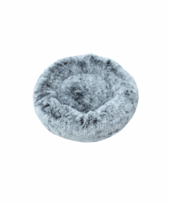 Velvet Pet Bed - Grey - M