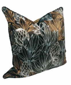 Velvet Scatter - Protea Forest Collection - 65 x 65cm - Olive