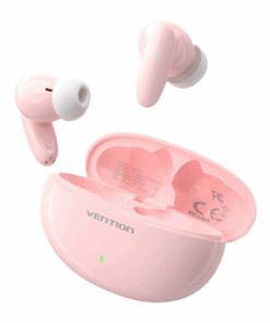 VENTION - E01 - HIFI Audio Earbuds With Low Latency Bluetooth v5.3 - Pink
