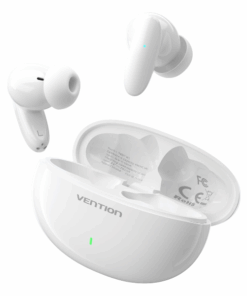 VENTION - E01 - HIFI Audio Earbuds With Low Latency Bluetooth v5.3 - White