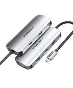 Vention Multi-function Type-C to HDMI /VGA / USB3.0*3/PD Docking Station