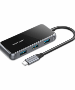 Vention Multi-function USB-C to USB3.0*4/PD Docking Station 0.15M