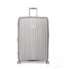 Verage Rome 76cm Hard Luggage 8 Wheel TSA Lock Exp Trolley Check-In Case - Silver