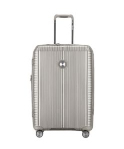 Verage Rome II 66cm Hardshell Expand Trolley Case with Spinner Wheels - Silver