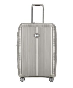 Verage Rome II 76cm Hardshell Expand Trolley Case with Spinner Wheels - Silver