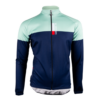 Vermarc Warm Riding Jersey ThermoSquare E.Y.R - Navy/Aqua - 3XL