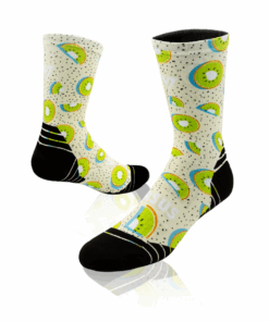 Versus Cool Kiwi Active Crew Socks - 4-7