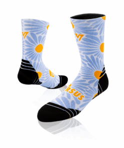 Versus Floral Vibe Active Crew Socks - 8-12