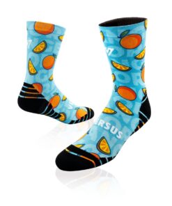 Versus Orange Active Crew Socks - 4-7