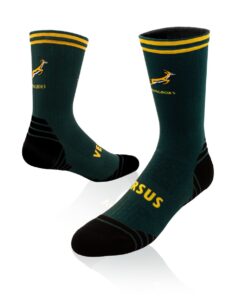 Versus Springboks Rugby Active Crew Socks - 4-7