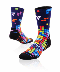Versus Tetris Active Crew Socks - 4-7