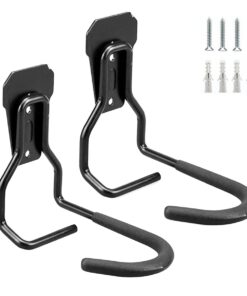 Vertical Bicycle Wall Mounted Hooks - 2-Piece