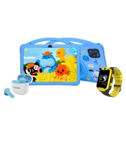 VGKE 7" 3G Blue Tablet TWS Earphones Blue Smartwatch Bundle