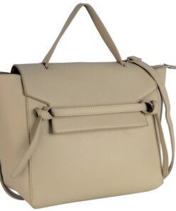 Victoria Caye Handbag With Flap - Beige