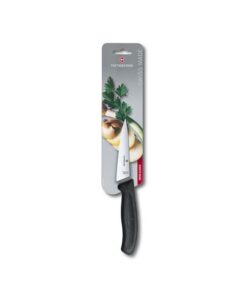 Victorinox Kitchen Knife 12cm Black Blister Pack