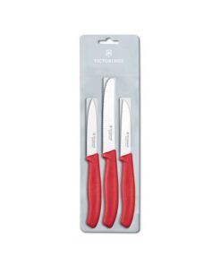 Victorinox Paring Knife Set 3Pce Red
