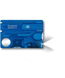 Victorinox Swisscard Lite Transparent 82mm - Transparent Blue