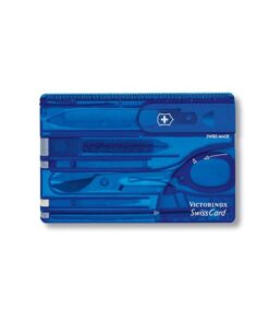 Victorinox Swisscard Transparent 82mm - Transparent Blue