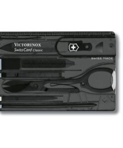 Victorinox Swisscard Transparent 82mm - Transparent Charcoal