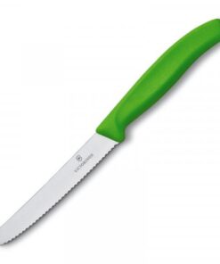 Victorinox Table Knife Serrated 11cm Green