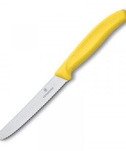 Victorinox Table Knife Serrated 11cm Yellow