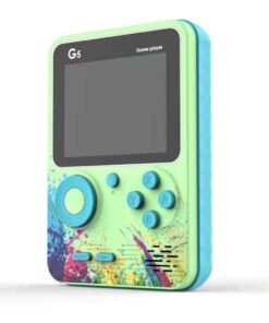 Video Game Console 500 Retro Games in 1 AV Out Two Player Game Console-Blue