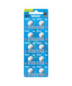 Vinnic Alkaline Button Cell Battery LR54 AG10 / L1131F (1.5V) - Pack of 10