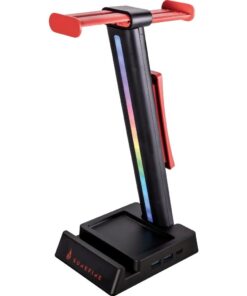 Vinson N2 RGB Gaming Headset Stand with Usb Hub | Black