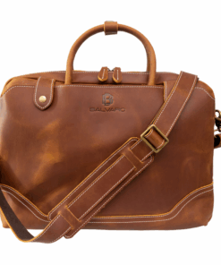 Vintage Leather Laptop Briefcase