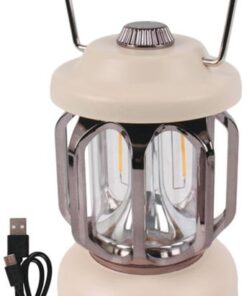 Vintage Lights Rechargeable Camping Lantern - 9 SMD (3.7 Volts/300 Lumen) - White
