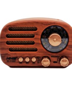 VinTage Style Rechargeable BT, Usb, TF, 3 Band Multi-Function Radio NS-8100