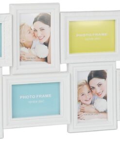 Vintage White 8 Collage Picture Frame